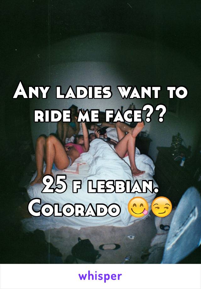 Lesbians Riding Faces